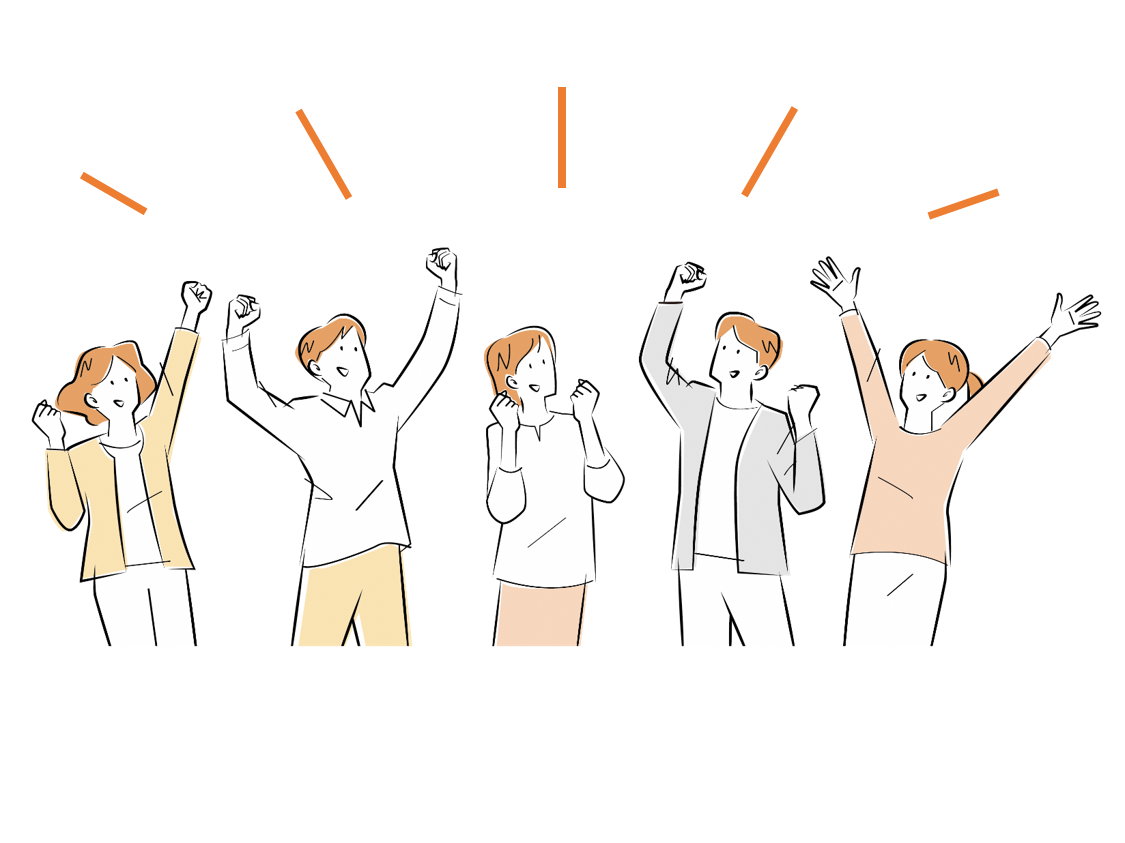 5人グループでチャレンジ