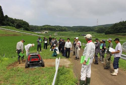御厨町田代地域のスマート農業機械