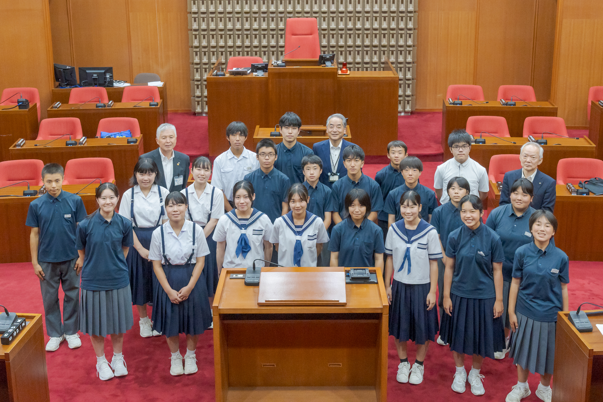 令和７年度松浦市子ども議会写真