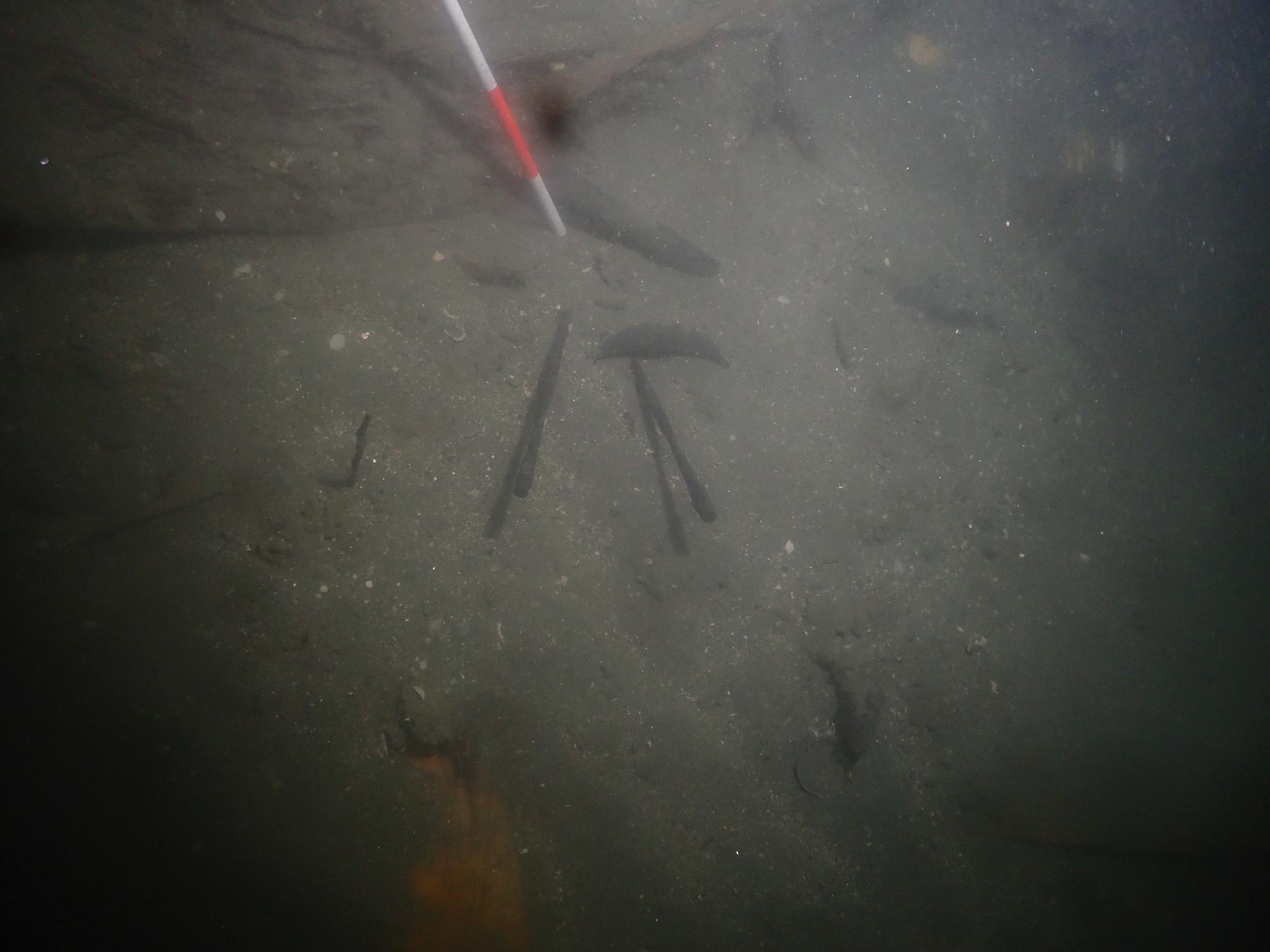 箸状金属製品出土状況