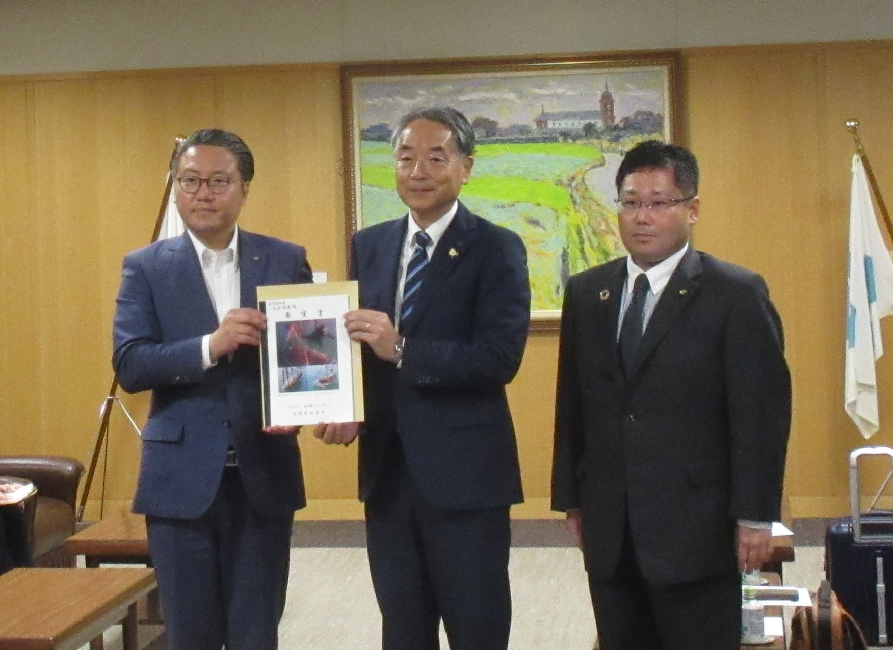 大石県知事へ要望書提出