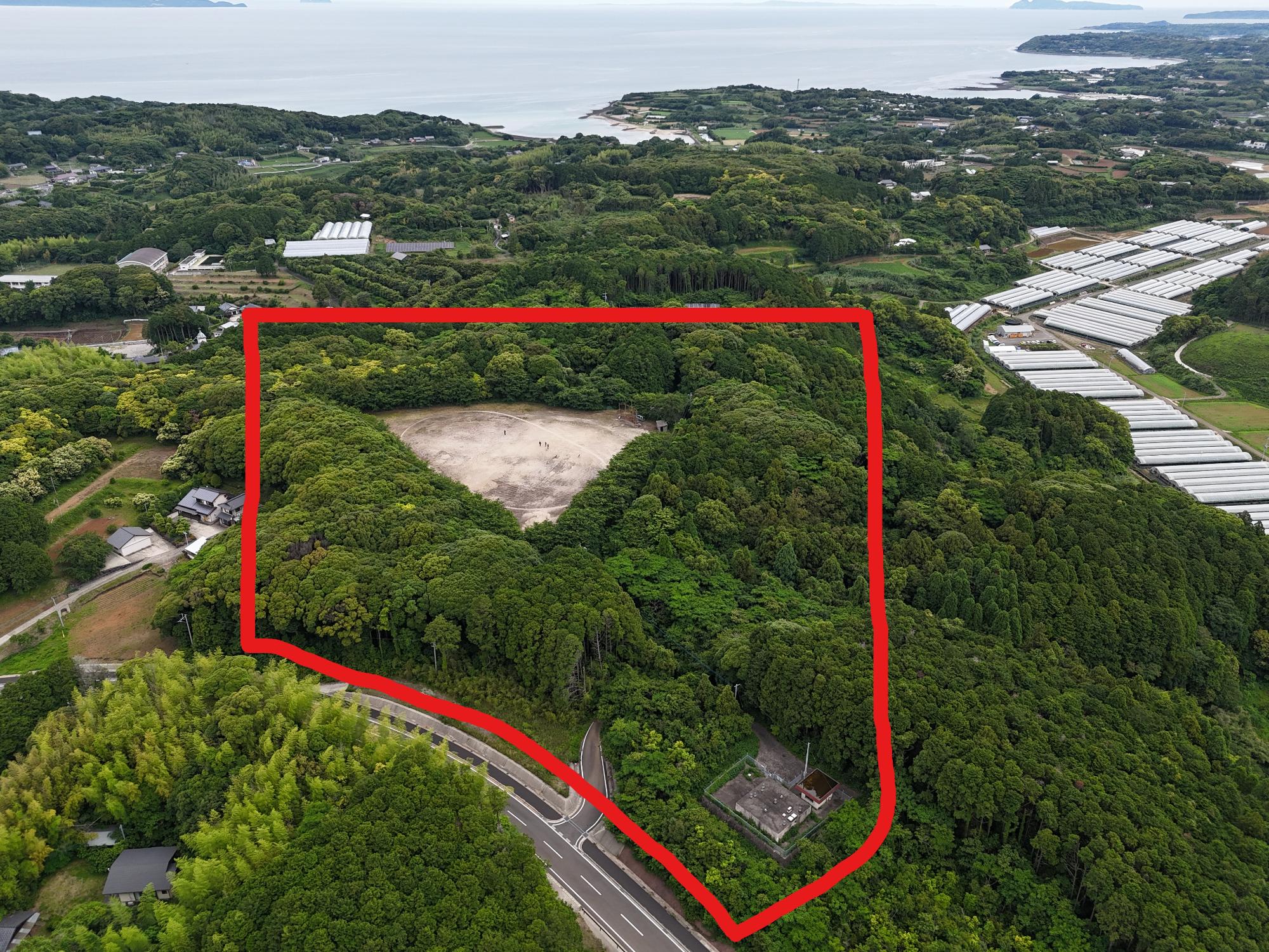 松浦市西部工業団地航空写真