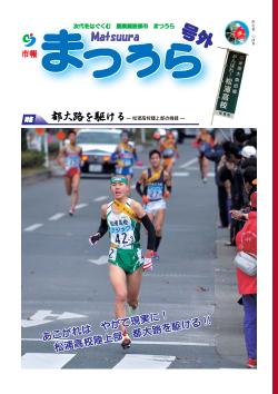 紙面イメージ（平成24年度「市報まつうら」号外）